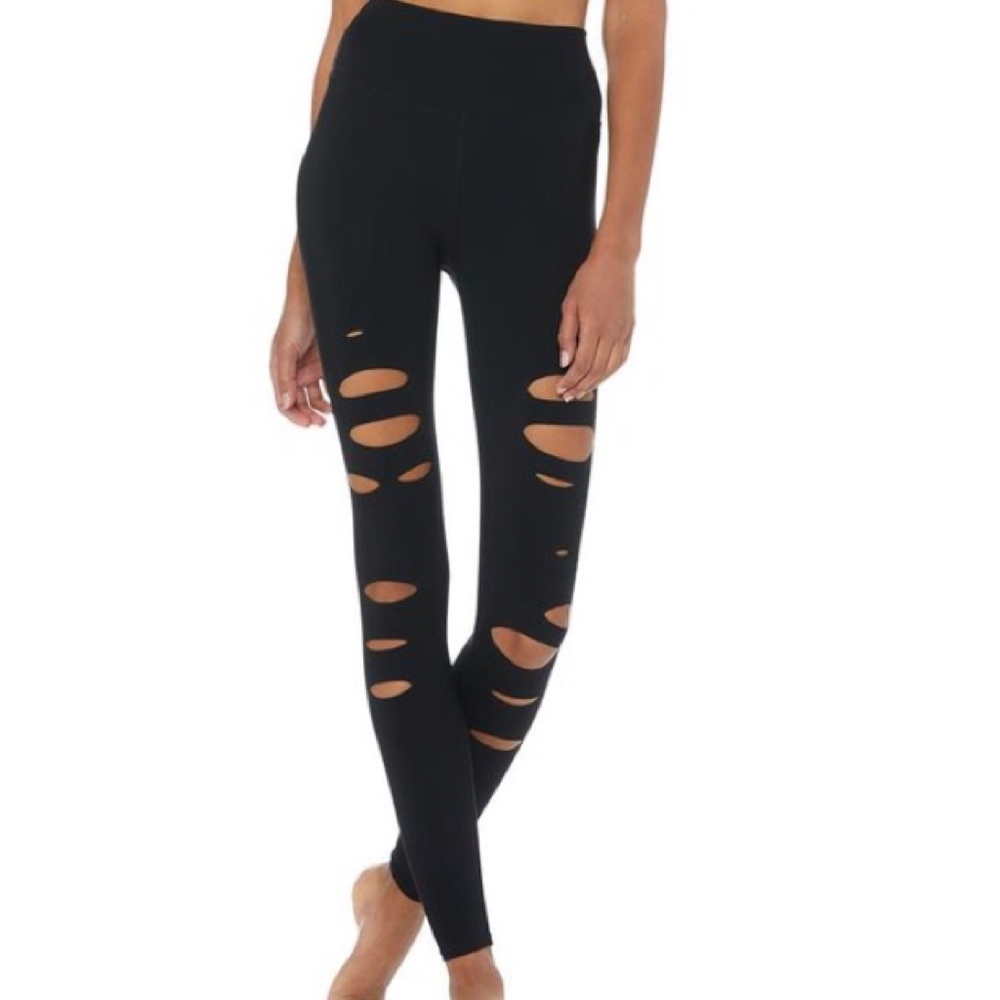 ALO High Waist Ripped Warrior Legging
